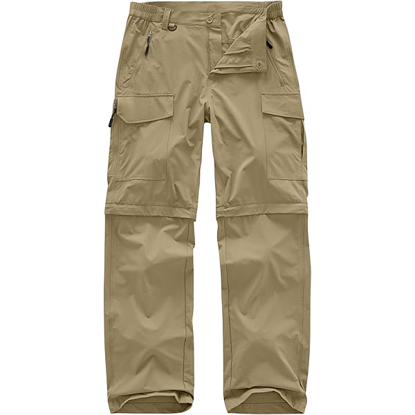 Amazon.com: Mens Hiking Pants Convertible Zip Off Lightweight